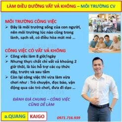 Công việc Điều Dưỡng có vất vả không