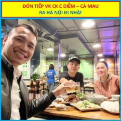 Đón tiếp vk ck c Diễm - Cà Mau đi Nhật