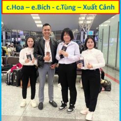 e.Hoa - e.Bích - c.Tùng Xuất Cảnh
