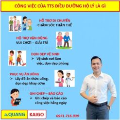 Công việc điều dưỡng hộ lý là làm những gì