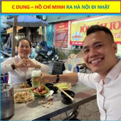 Đón tiếp c Dung - Hồ Chí Minh đi Nhật