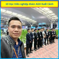 10 học viên nghiệp đoàn AGX xuất cảnh sang Kanto