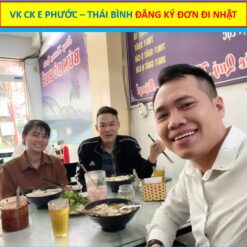 Đón Tiếp vk ck em Phước đăng ký đi Nhật