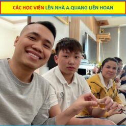 Cuối tuần các bạn học viên lên nhà Quang chơi