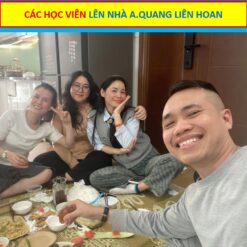 Cuối tuần các bạn học viên lên nhà Quang chơi