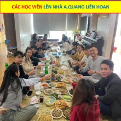 Cuối tuần các bạn học viên lên nhà Quang chơi