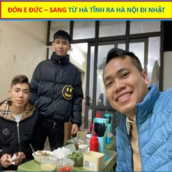 Đón 2 em từ Hà Tĩnh đăng ký đi Nhật