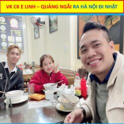 Đón tiếp vk ck e Linh đăng ký đi Nhật