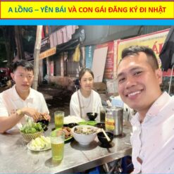 Đón tiếp a Lồng và con gái đăng ký đi Nhật