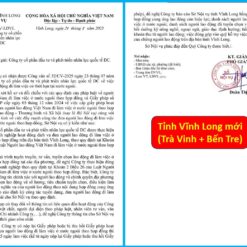 Sở Nội Vụ tỉnh Vĩnh Long cấp phép cho công ty DC