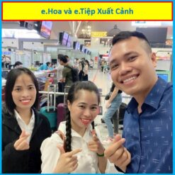 e Hoa, e Tiệp Xuất cảnh đi Nhật